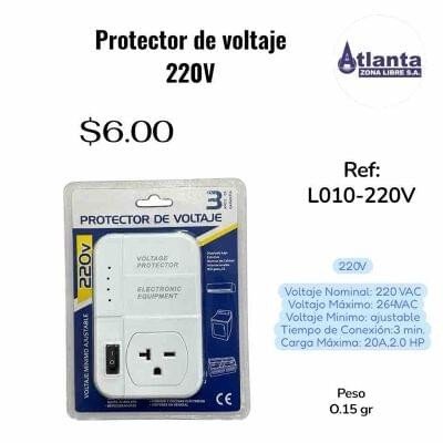 Protector de voltaje 220V