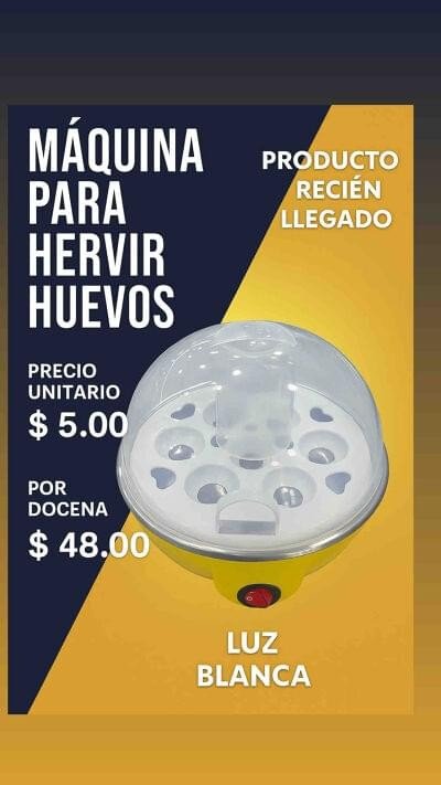 MÁQUINA PARA HERVIR HUEVOS