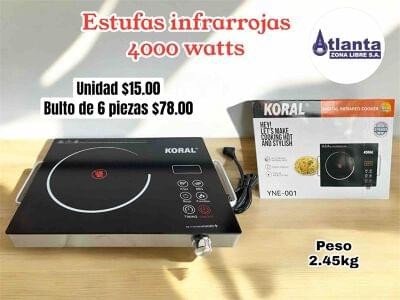 Cocina infraroja 4000 watts