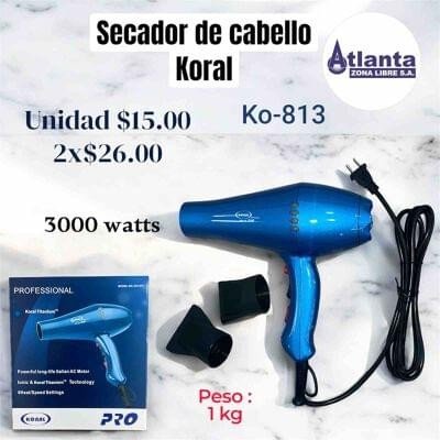 Secador de cabello koral