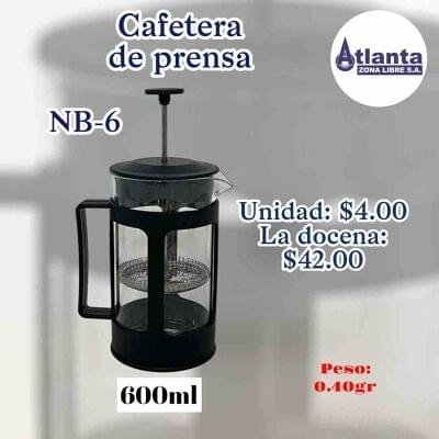 Cafetera de prensa 600 ml
