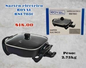Sartén eléctrico royal
