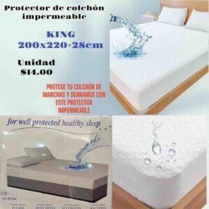 Protector de colchón impermeable