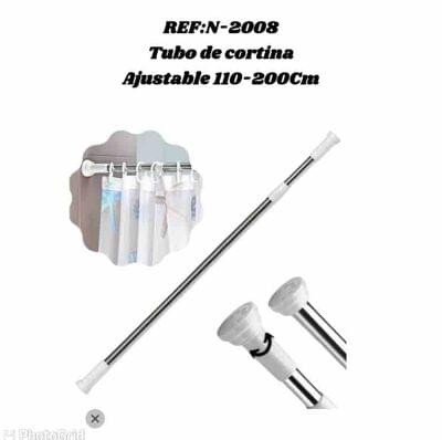 Tubo de cortina ajustable