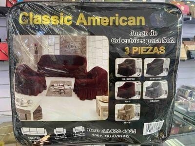 Juego de cobertores para sofá 3-1-1