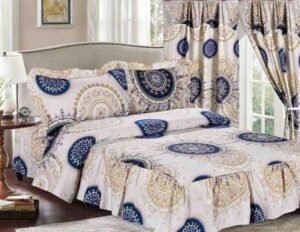 CA-0622-01 SÁBANAS CON CORTINA Y RUCHA