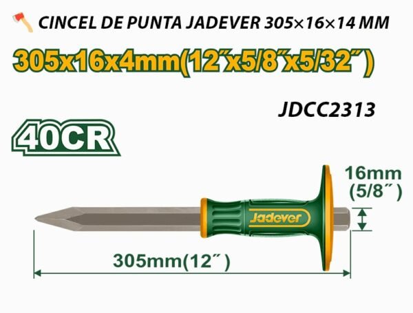 CINCEL DE PUNTA 12''