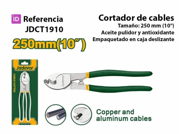 ALICATE CORTA CABLE 10''