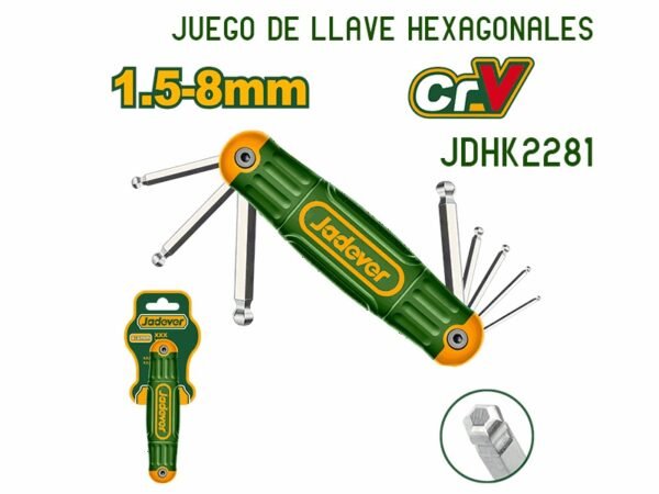 JUEGO DE LLAVE HEXAGONA