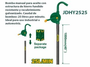 JDHY2525-01 BOMBA ACEITE MANUAL 25L /