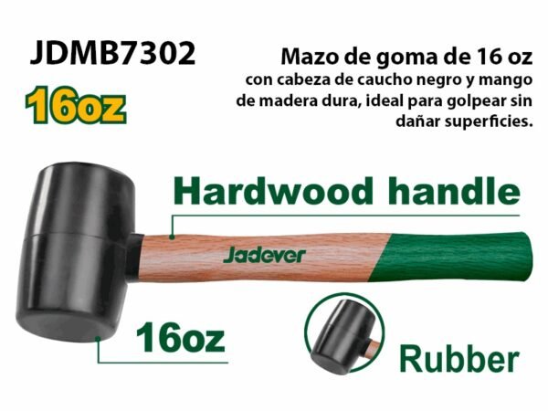 MAZO DE GOMA 16OZ