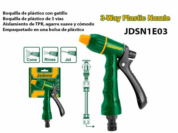 REGADERA PLASTICA 3 SPRA