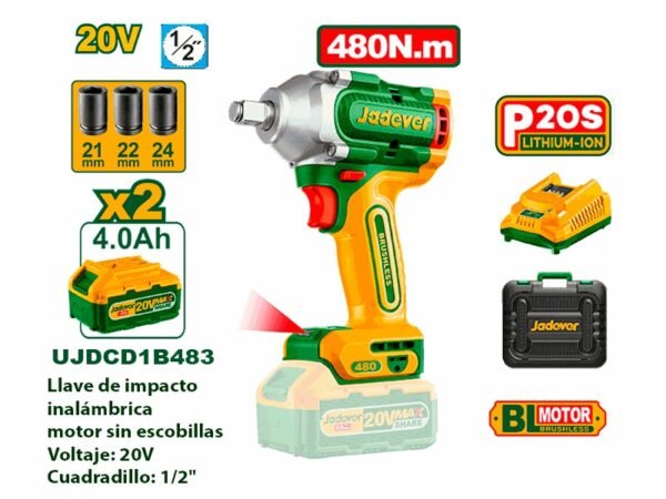 LLAVE DE IMPACTO INALAMB