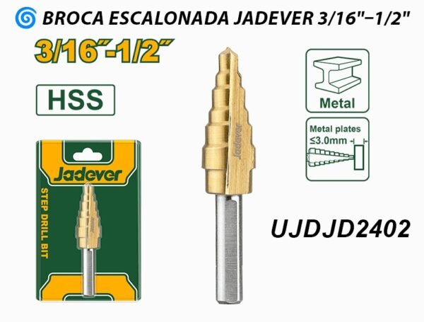 BROCA ESCALONADA 3/16 - 1