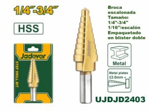 BROCA ESCALONADA 1/4 - 3/4